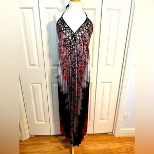 NWT NF V-neck halter style Maxi dress Size Small-Medium